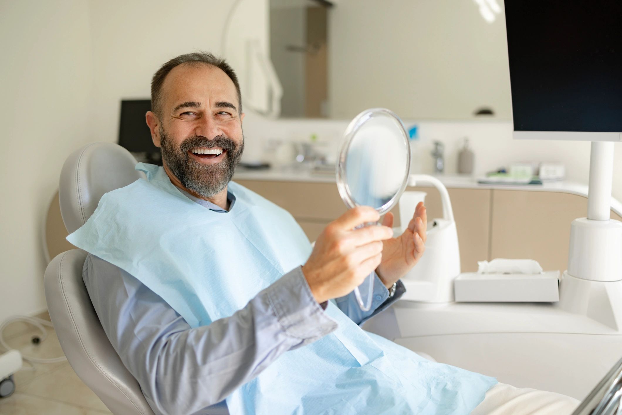 Smiling patient portrait